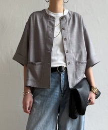 LBC（エルビーシー）の「エクリュハーフスリーブジャケット（テーラードジャケット）」