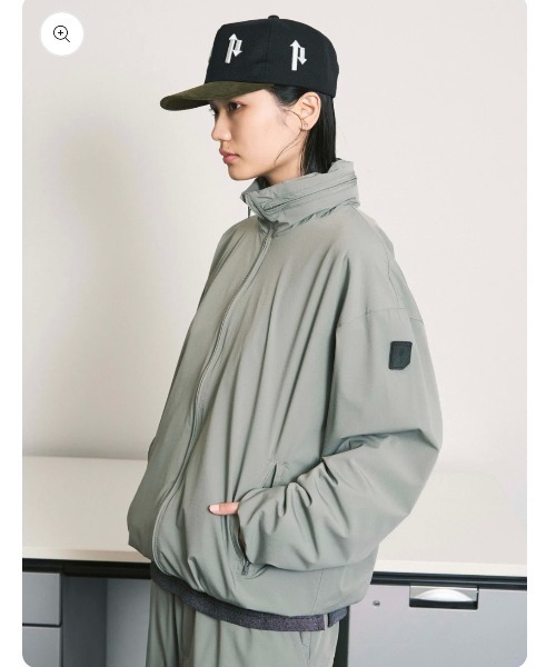 PHINGERIN(フィンガリン)の「【PHINGERIN】フィンガリン CUSHY FLEECE COLLAR JACKET(ナイロンジャケット・メンズ・グレー/ブラック・LARGE/X-LARGE/MEDIUM)」の8枚目の写真