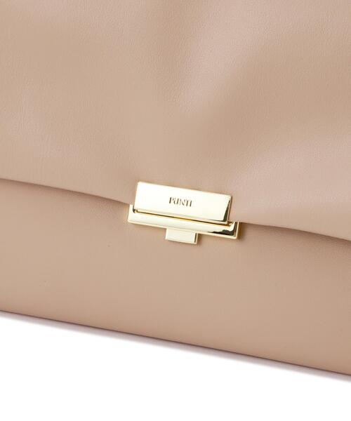 LE PHIL(ルフィル)の「【PUNTI / プンティ】GRAFT-FLAP(ハンドバッグ・レディース・ベージュ系その他/ブラック・ONE SIZE)」の7枚目の写真