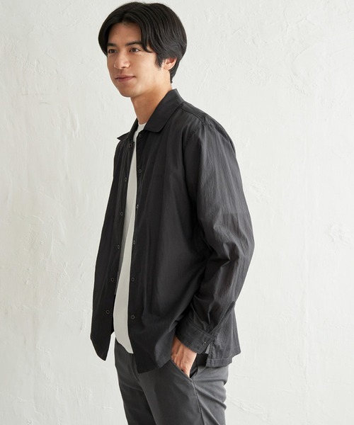 ikka（イッカ）の「カルスギシャウター（ブルゾン・メンズ・チャコール/ネイビー・M/XL/L/S）」の4枚目の写真