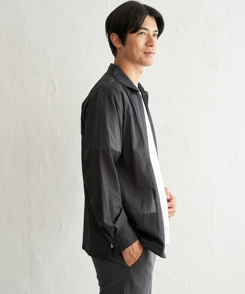 ikka（イッカ）の「カルスギシャウター（ブルゾン・メンズ・チャコール/ネイビー・M/XL/L/S）」の5枚目の写真