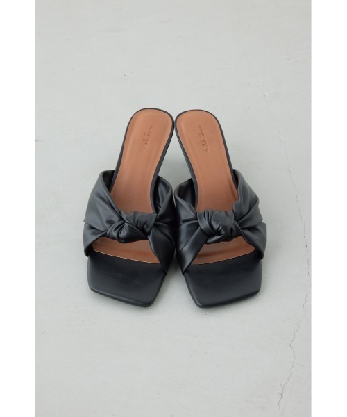 AZUL by moussy(アズールバイマウジー)の「ノットミュール(サンダル・レディース・ブラウン/ブラック/ベージュ/レッド・LARGE/MEDIUM/SMALL)」の10枚目の写真