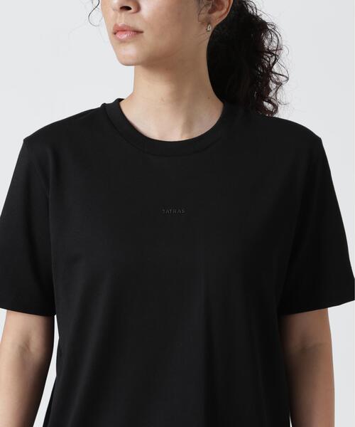 TATRAS（タトラス）の「TATRAS(タトラス) LAVINIA/ラヴィニア/Tシャツ（Tシャツ/カットソー・レディース・ブラック/アイボリー・3/2）」の8枚目の写真