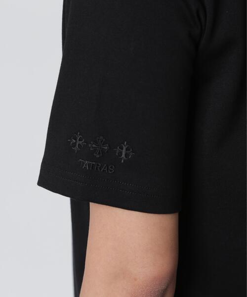 TATRAS（タトラス）の「TATRAS(タトラス) LAVINIA/ラヴィニア/Tシャツ（Tシャツ/カットソー・レディース・ブラック/アイボリー・3/2）」の10枚目の写真