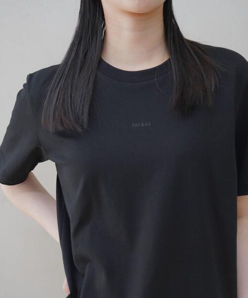 TATRAS（タトラス）の「TATRAS(タトラス) LAVINIA/ラヴィニア/Tシャツ（Tシャツ/カットソー・レディース・ブラック/アイボリー・3/2）」の12枚目の写真