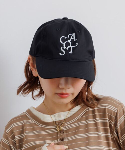 RETRO GIRL(レトロガール)の「ロゴ刺繍キャップ(キャップ・レディース・オフホワイト/ブラック/アニマル・ONE SIZE)」の2枚目の写真