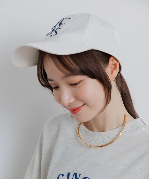 RETRO GIRL(レトロガール)の「ロゴ刺繍キャップ(キャップ・レディース・オフホワイト/ブラック/アニマル・ONE SIZE)」の12枚目の写真