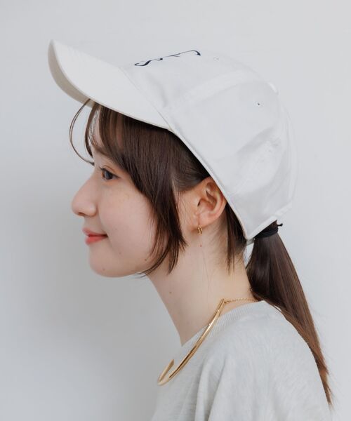 RETRO GIRL(レトロガール)の「ロゴ刺繍キャップ(キャップ・レディース・オフホワイト/ブラック/アニマル・ONE SIZE)」の13枚目の写真