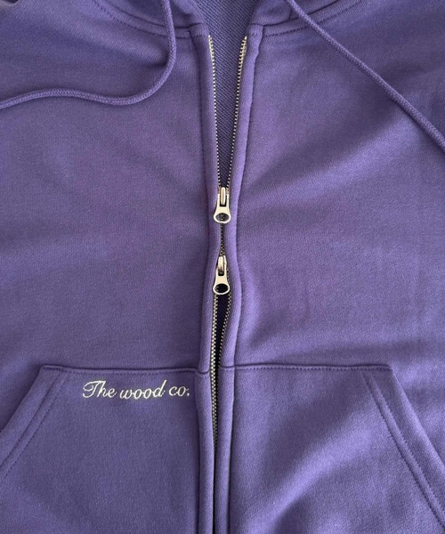 CANAL JEAN(キャナルジーン)の「Lakey Park ZIPUP裏毛パーカー(パーカー・レディース・グレー/パープル・ONE SIZE)」の16枚目の写真
