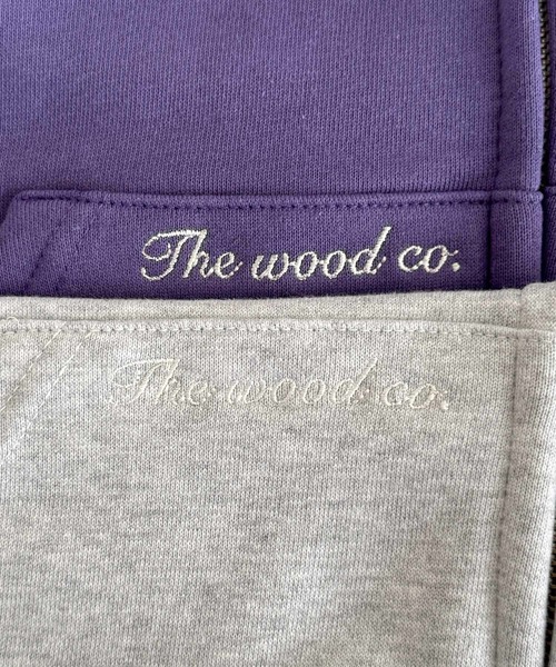 CANAL JEAN(キャナルジーン)の「Lakey Park ZIPUP裏毛パーカー(パーカー・レディース・グレー/パープル・ONE SIZE)」の4枚目の写真