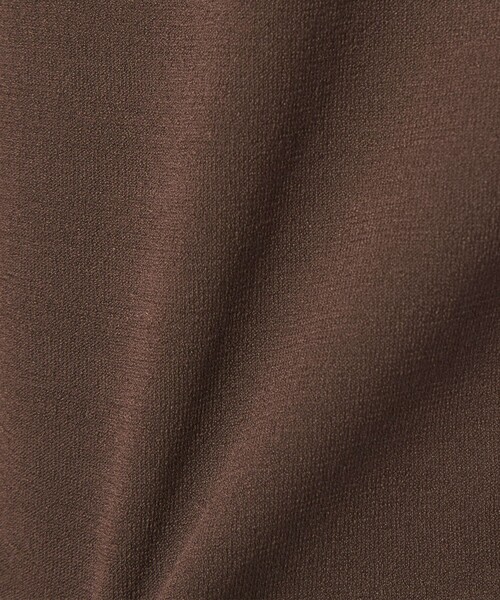 green label relaxing（グリーンレーベルリラクシング）の「フレンチスリーブ ニット ウォッシャブル 接触冷感 UVカット（ニット/セーター・レディース・ライム/ダークブラウン/ホワイト/ブラック・FREE）」の10枚目の写真