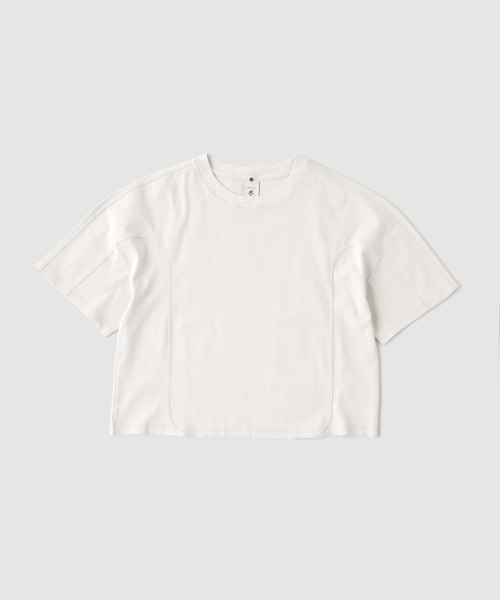 WISM(ウィズム)の「subtlebody / サトルボディ Pebble T-Shirt (Knit)(Tシャツ/カットソー・メンズ・ホワイト/ネイビー・MEDIUM/LARGE)」の4枚目の写真