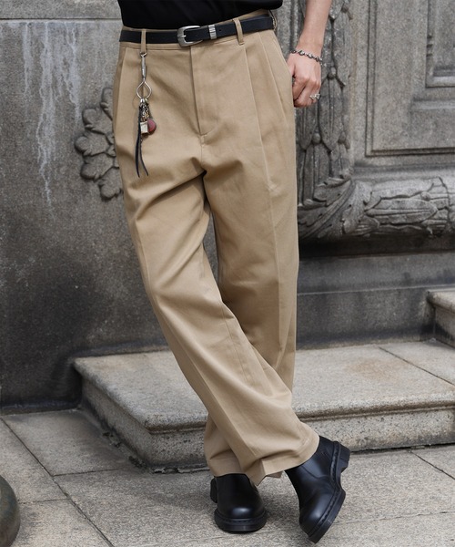 Bleme（ブレム）の「12.5oz ヘビーツイル ダブルタック クラシック チノパンツ（チノパンツ・メンズ・ベージュ/ブラック/カーキ・S/M/L/XL）」の19枚目の写真