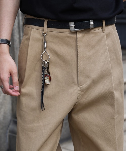 Bleme（ブレム）の「12.5oz ヘビーツイル ダブルタック クラシック チノパンツ（チノパンツ・メンズ・ベージュ/ブラック/カーキ・S/M/L/XL）」の21枚目の写真