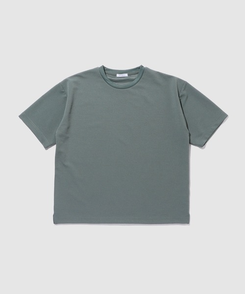 URBAN COLLECTION(アーバンコレクション)の「【URBANCOLLECTION/アーバンコレクション】リップル テーパードシルエット クルーネック 半袖Tシャツ 吸水速乾(Tシャツ/カットソー・メンズ・ベージュ/グレー/ブラック/グリーン/ホワイト・XL/L/M/S)」の20枚目の写真