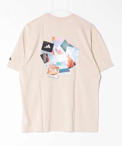 adidas(アディダス)の「【別注】アディダス adidas フォトグラフィック サマー Tシャツ 限定コラボ(Tシャツ/カットソー・メンズ・ブラック/ベージュ/ホワイト・S/M/L/LL/3L)」の10枚目の写真