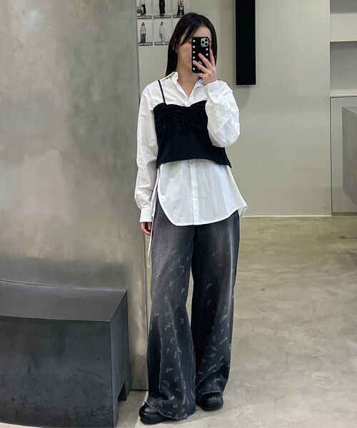 DIAGONAL(ダイアゴナル)の「DAMAGE DENIM PANTS (black)(デニムパンツ・レディース・その他・MEDIUM)」の13枚目の写真