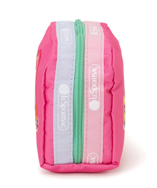 LeSportsac（レスポートサック）の「SQUARE COSMETIC パワーパフ ガールズピンクスクエアコスメティック（ポーチ・レディース・ピンク・FREE）」の2枚目の写真