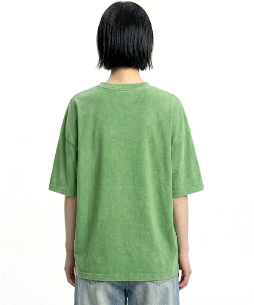 REBRENNER(リブレンナー)の「DTF バスケットボールピグメント半袖Tシャツ グリーン(Tシャツ/カットソー・レディース・その他・MEDIUM/LARGE/X-LARGE/2XL)」の3枚目の写真