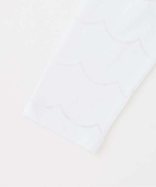 kate spade new york kids（ケイトスペードニューヨーク）の「【人気商品再入荷】【直営店で取り扱い無し】ガールズ スカラップオパールパーカ（パーカー・キッズ・オフホワイト・140cm/160cm/150cm）」の5枚目の写真