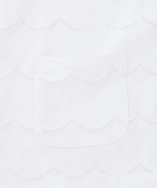 kate spade new york kids（ケイトスペードニューヨーク）の「【人気商品再入荷】【直営店で取り扱い無し】ガールズ スカラップオパールパーカ（パーカー・キッズ・オフホワイト・140cm/160cm/150cm）」の6枚目の写真