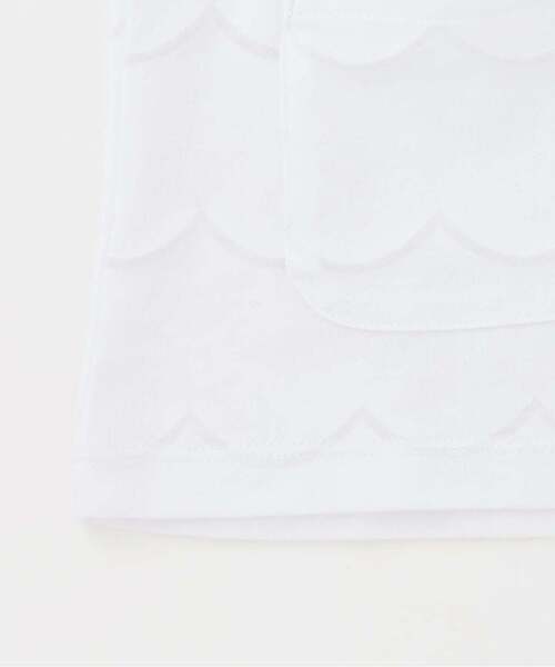 kate spade new york kids（ケイトスペードニューヨーク）の「【人気商品再入荷】【直営店で取り扱い無し】ガールズ スカラップオパールパーカ（パーカー・キッズ・オフホワイト・140cm/160cm/150cm）」の7枚目の写真