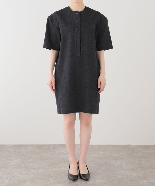 VERMEIL par iena（ヴェルメイユパーイエナ）の「BOWTE バウト Denim Minimum ショートドレス 261090001（ワンピース・レディース・ブラック系その他・SMALL）」の10枚目の写真