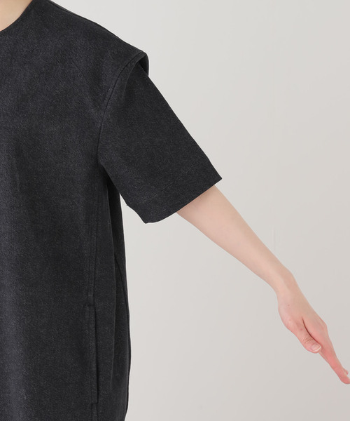 VERMEIL par iena（ヴェルメイユパーイエナ）の「BOWTE バウト Denim Minimum ショートドレス 261090001（ワンピース・レディース・ブラック系その他・SMALL）」の7枚目の写真