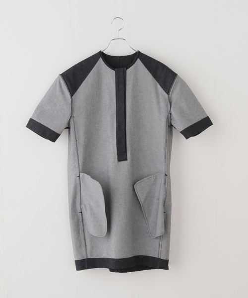 VERMEIL par iena（ヴェルメイユパーイエナ）の「BOWTE バウト Denim Minimum ショートドレス 261090001（ワンピース・レディース・ブラック系その他・SMALL）」の5枚目の写真