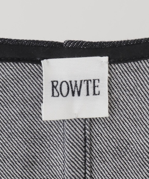 VERMEIL par iena（ヴェルメイユパーイエナ）の「BOWTE バウト Denim Minimum ショートドレス 261090001（ワンピース・レディース・ブラック系その他・SMALL）」の4枚目の写真