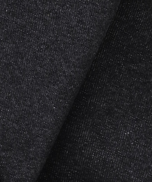 VERMEIL par iena（ヴェルメイユパーイエナ）の「BOWTE バウト Denim Minimum ショートドレス 261090001（ワンピース・レディース・ブラック系その他・SMALL）」の2枚目の写真