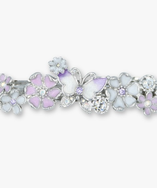 蝶 小花モチーフ バレッタ（バレッタ/ヘアクリップ）｜ANNA SUI