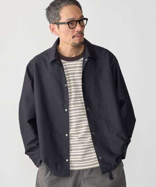 SHIPS（シップス）の「SHIPS: TEXBRID(R) ユーティリティ シャツ アウター（シャツ/ブラウス・メンズ・キャメル/ネイビー/チャコールグレー・LARGE/MEDIUM/SMALL）」の17枚目の写真
