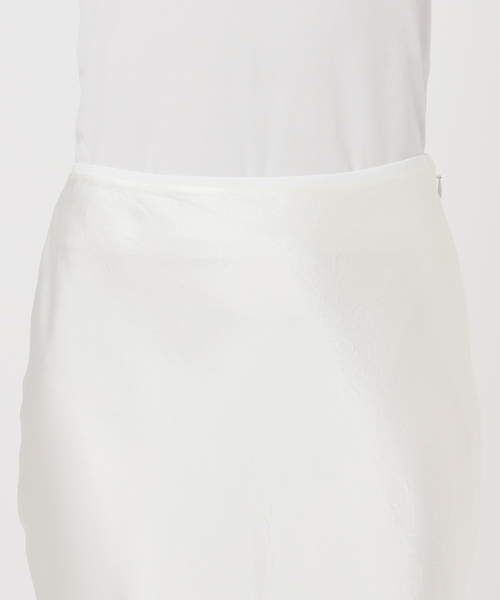 EDIT. FOR LULU（エディットフォールル）の「ウォッシャブルサテンミディスカート（スカート・レディース・ホワイト/グリーン・34/36）」の20枚目の写真