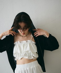 Trish（トリッシュ）の「シアーニットパーカー（パーカー）」