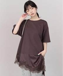 レースドッキングTシャツ