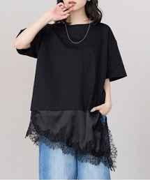 レースドッキングTシャツ