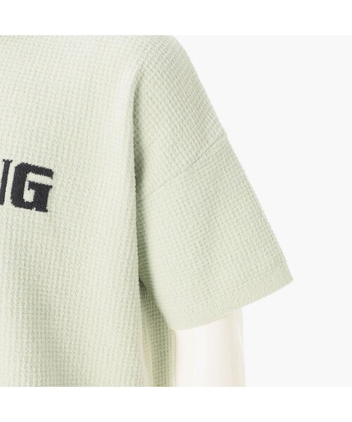 BRIEFING(ブリーフィング)の「【BRIEFING GOLF/ブリーフィングゴルフ】LW THERMAL KNIT T-SHIRT(ゴルフグッズ・メンズ・チャコール/ネイビー/グリーン系その他2・M/L/S)」の6枚目の写真