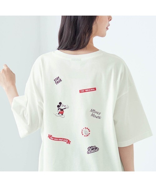 Disney(ディズニー)の「刺繍エディトリアルTシャツ(Tシャツ/カットソー・レディース・ホワイト系その他2/ブラック系その他/ブルー系その他/ホワイト系その他/レッド系その他・L~LL/S-M)」の8枚目の写真