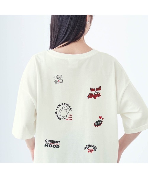 Disney(ディズニー)の「刺繍エディトリアルTシャツ(Tシャツ/カットソー・レディース・ホワイト系その他2/ブラック系その他/ブルー系その他/ホワイト系その他/レッド系その他・L~LL/S-M)」の21枚目の写真