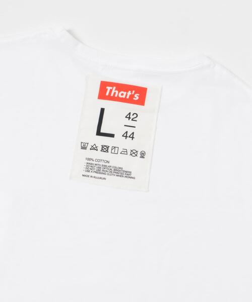 THE GOODLAND MARKET(ザグッドランドマーケット)の「That’s The Tee (Tag & Pocket)(Tシャツ/カットソー・メンズ・ホワイト・X-LARGE/LARGE/MEDIUM)」の5枚目の写真