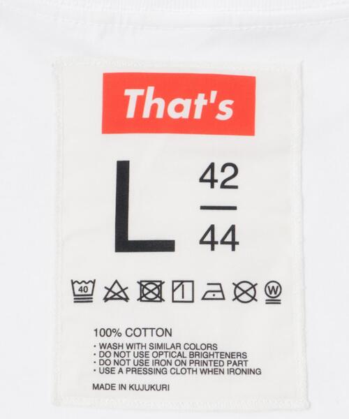 THE GOODLAND MARKET(ザグッドランドマーケット)の「That’s The Tee (Tag & Pocket)(Tシャツ/カットソー・メンズ・ホワイト・X-LARGE/LARGE/MEDIUM)」の7枚目の写真