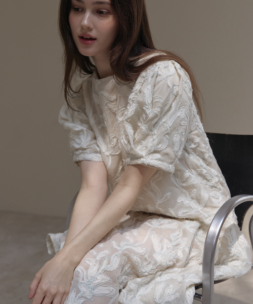 TINABLOSSOM(ティナ ブロッサム)の「オプトミントドレス(ワンピース・レディース・その他・SHORT/LONG)」の2枚目の写真