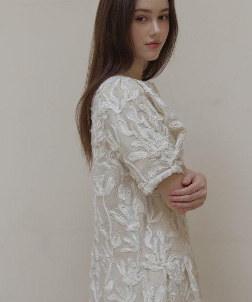 TINABLOSSOM(ティナ ブロッサム)の「オプトミントドレス(ワンピース・レディース・その他・SHORT/LONG)」の3枚目の写真