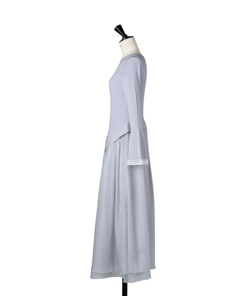 Her lip to(ハーリップトゥー)の「Chiffon Knit Docking Dress(ワンピース・レディース・ブルー系・S/M)」の15枚目の写真