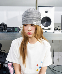 NOT NEW（ナットニュー）の「nn Label Melange Beanie Grey（ニットキャップ/ビーニー）」