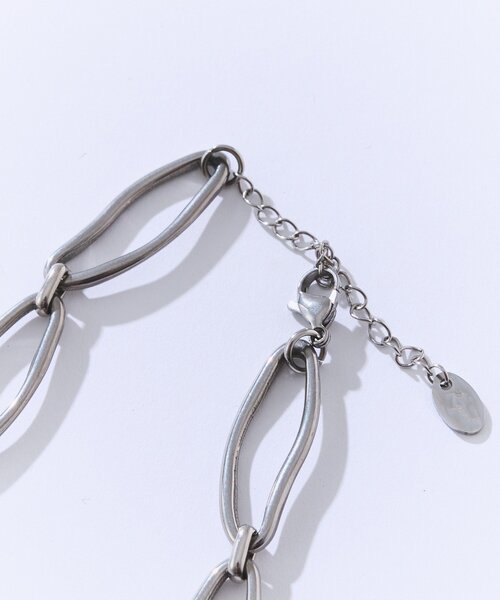 RIVE DROITE(リヴドロワ)の「【R.good】【調整可能/ステンレス】シェイプチェーンネックレス(ネックレス・レディース・シルバー/ゴールド・FREE)」の5枚目の写真