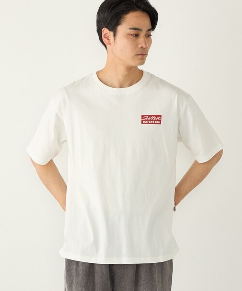 SHIPS Colors(シップス カラーズ)の「SHIPS Colors:Sealtest(R) ICE CREAM プリント フェード Tシャツ(Tシャツ/カットソー・メンズ・ライトホワイト/ブラック・MEDIUM/LARGE/X-LARGE)」の19枚目の写真