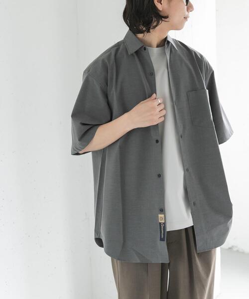 FORK&SPOON(フォークアンドスプーン)の「FORK&SPOON キャリーマンレギュラーカラーシャツ(シャツ/ブラウス・メンズ・チャコールグレー/ブラウン系その他/ライトグレー・5/4)」の4枚目の写真