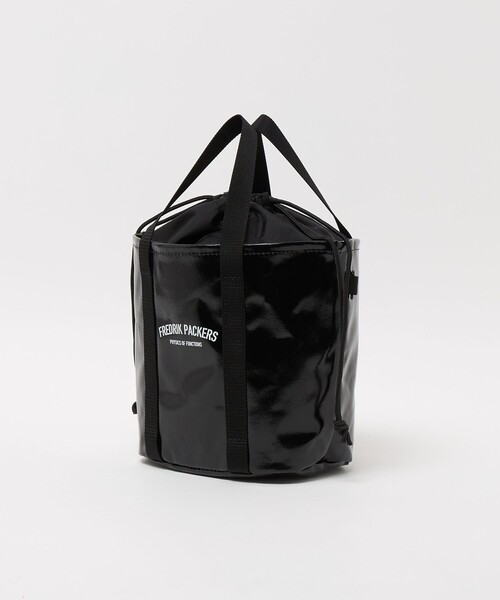 FREDRIK PACKERS(フレドリックパッカーズ)の「【別注】<FREDRIK PACKERS>ドロストバッグ(トートバッグ・レディース・ダークブラウン/ブラック・FREE)」の17枚目の写真